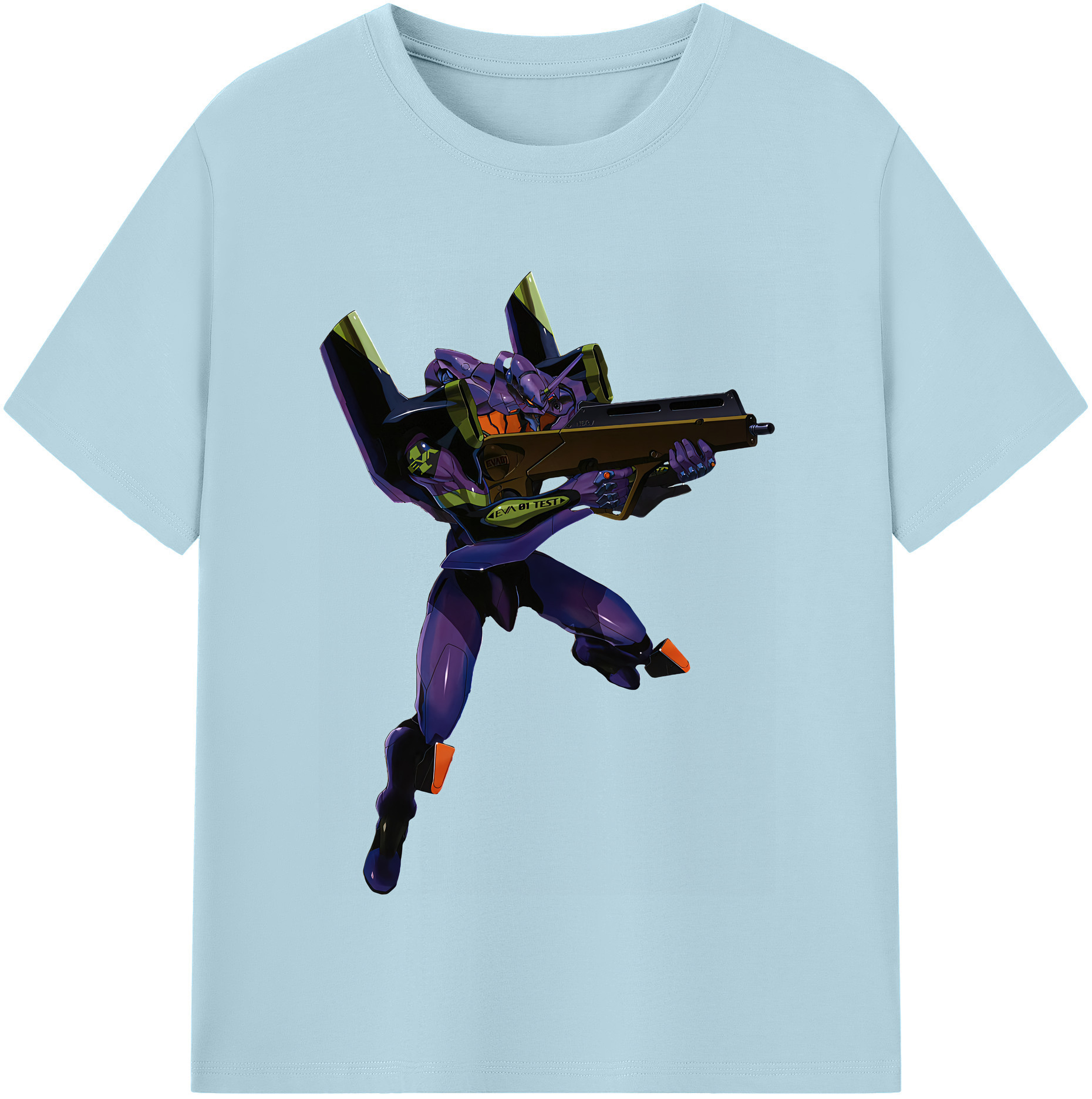 （画像用） EVA 新世紀エヴァンゲリオン 綿100％半袖Tシャツ（フロントプリント）